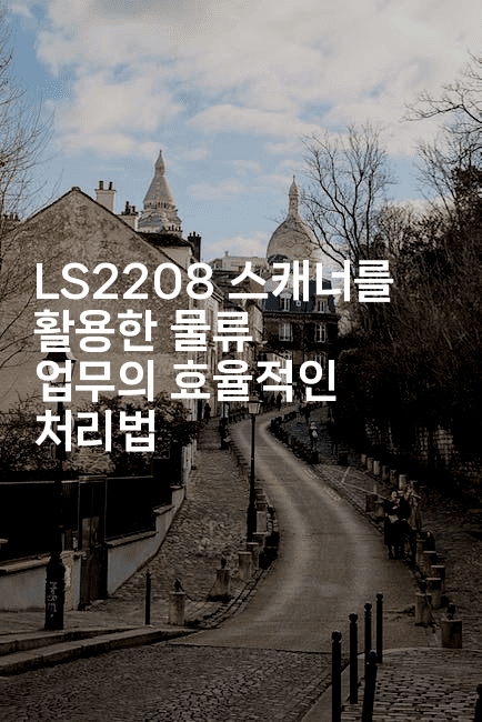 LS2208 스캐너를 활용한 물류 업무의 효율적인 처리법2-킴치