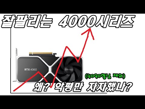 4060, 4060TI 등의 4000시리즈 잘팔리고 있는데 왜? 유튜버들은 사지말라 하고 욕도 했나?